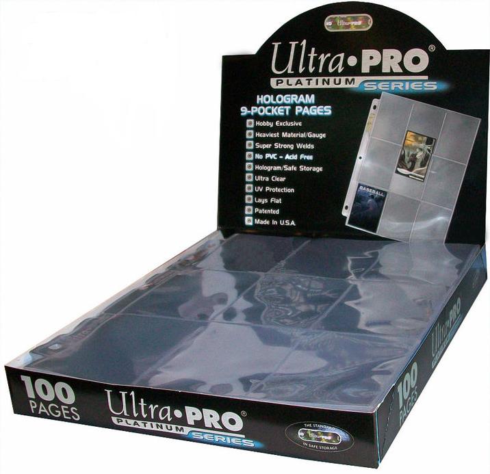 Ultra Pro Platinum Series Fogli per Raccoglitore 100 pezzi 
