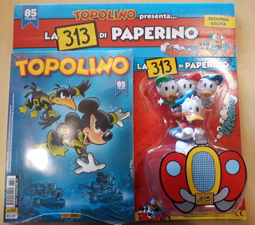 Disney Panini #Mycomics Figur Topolino Astronaut Supertopolino n°3321 