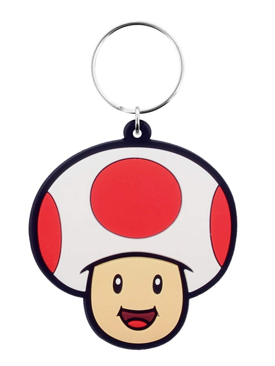 Portachiavi - Pyramid - Nintendo - Super Mario - Toad Rubber