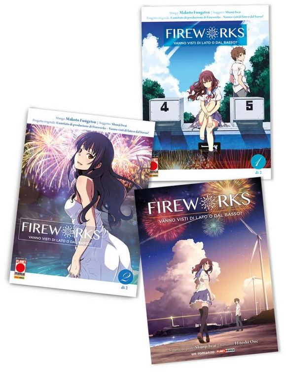 Manga – Planet Manga – Fireworks Bundle (#1-#2 e Romanzo)