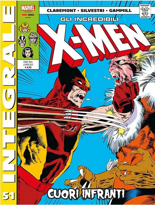 Fumetto – Panini Comics – X-Men di Chris Claremont #51 – Marvel ...