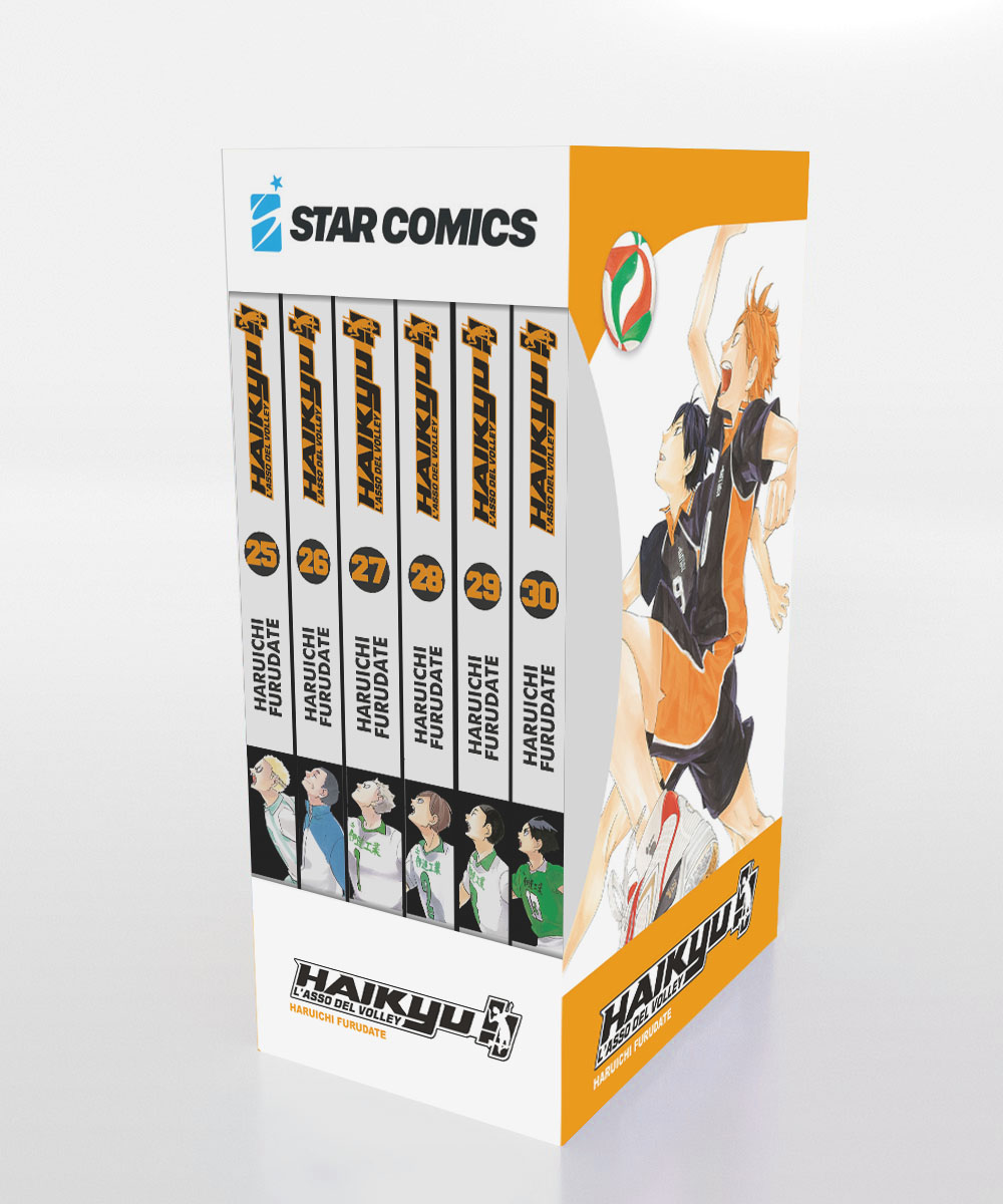 Manga – Star Comics – Haikyu Collection #5 Box (N.25-30)