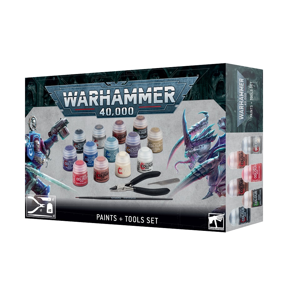 Colori – Games Workshop – Warhammer 40.000 Paints + Tools ...