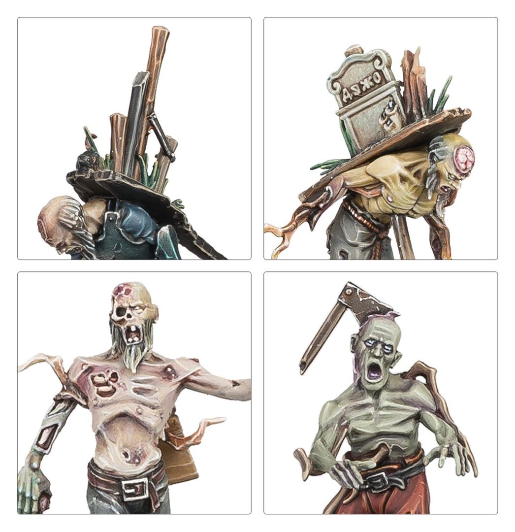 Soulblight - Deadwalker Zombies - Warhammer - Age Of Sigmar - immagine 3