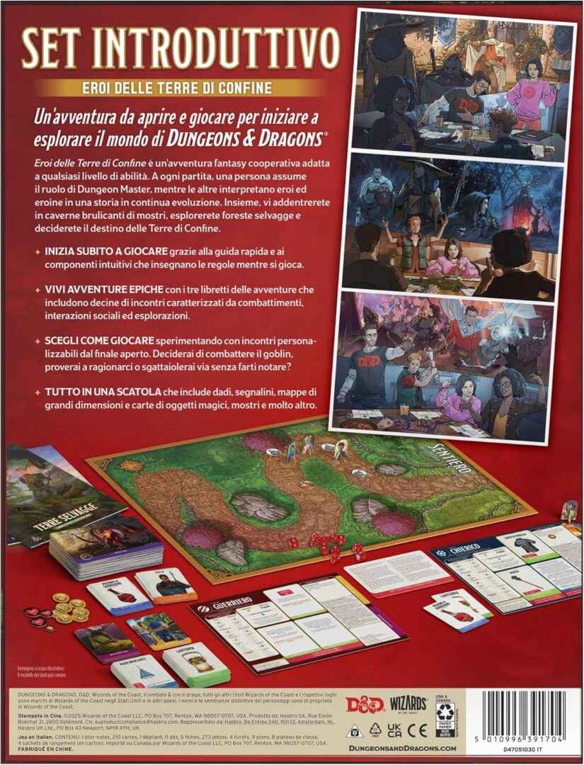D&D 5.0 Set Introduttivo Eroi Delle Terre Di Confine Ita - immagine 3